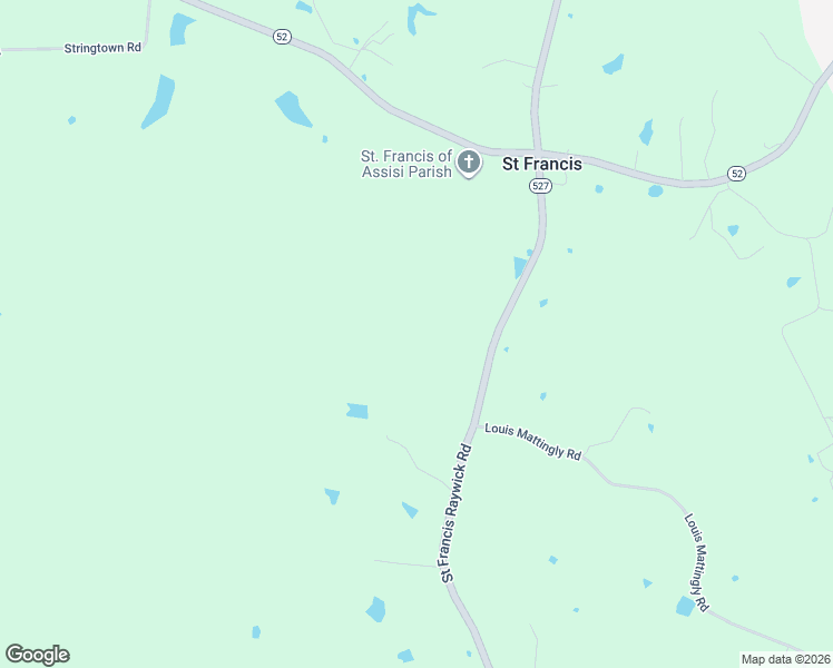 map of restaurants, bars, coffee shops, grocery stores, and more near in Saint Francis