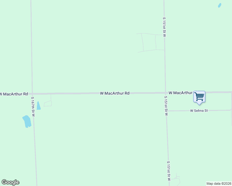 map of restaurants, bars, coffee shops, grocery stores, and more near 16164 West Macarthur Road in Goddard