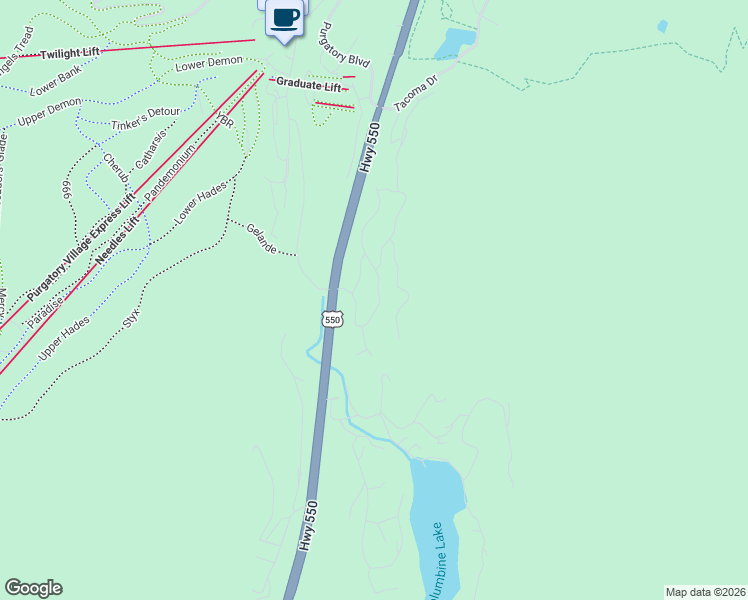map of restaurants, bars, coffee shops, grocery stores, and more near 200 Engineer Drive in Durango