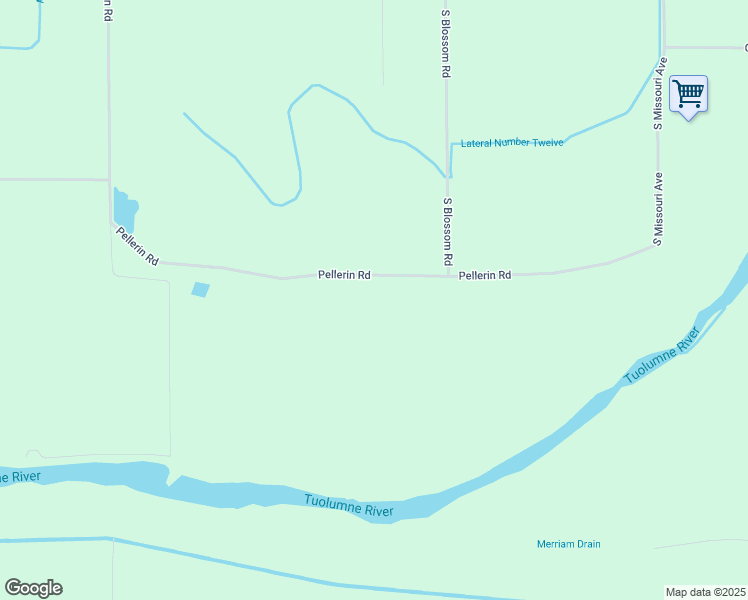 map of restaurants, bars, coffee shops, grocery stores, and more near 10530 Pellerin Road in Waterford