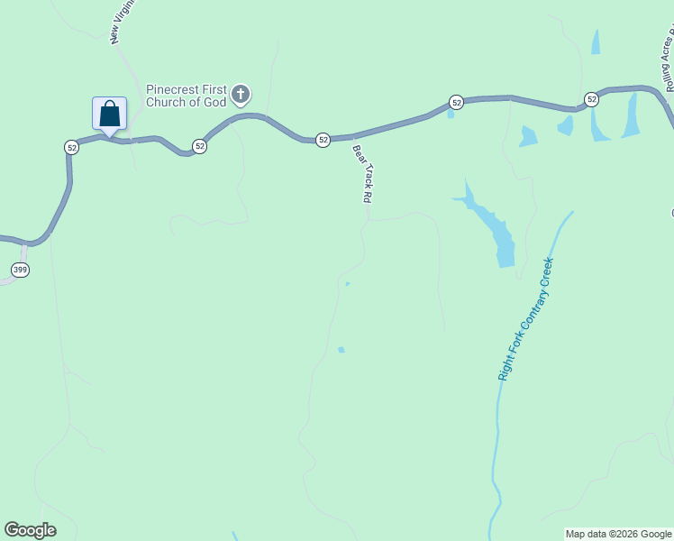 map of restaurants, bars, coffee shops, grocery stores, and more near 418 Bear Track Road in Beattyville