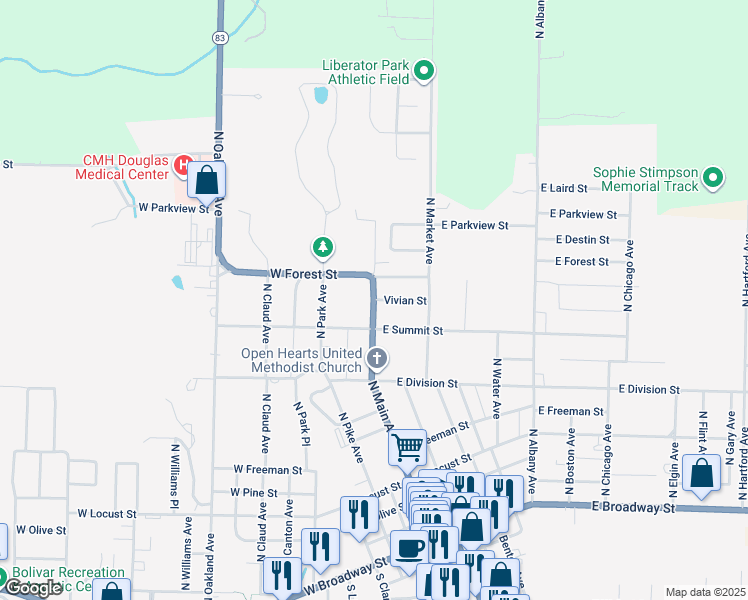 Vivian Street, Bolivar MO Walk Score