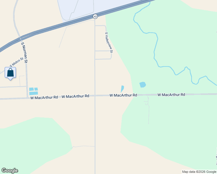 map of restaurants, bars, coffee shops, grocery stores, and more near 8200 West Macarthur Road in Wichita