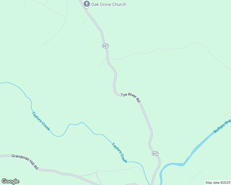 map of restaurants, bars, coffee shops, grocery stores, and more near Tye River Road in Amherst