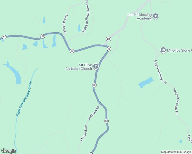 map of restaurants, bars, coffee shops, grocery stores, and more near Kentucky 52 in Beattyville