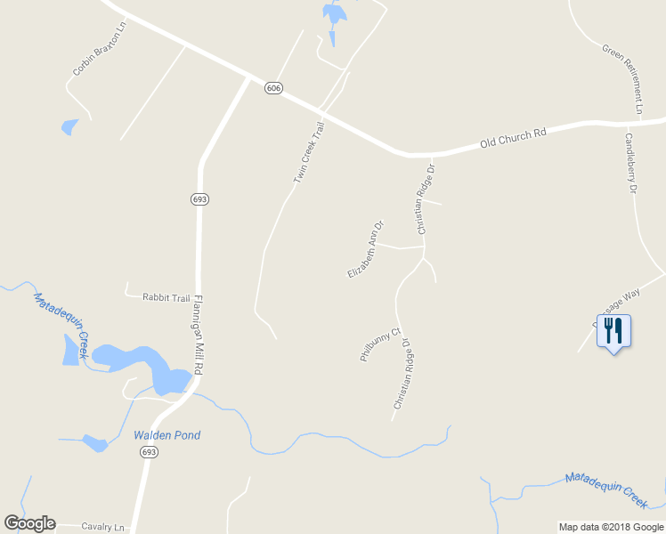 map of restaurants, bars, coffee shops, grocery stores, and more near 8259 Elizabeth Ann Drive in Mechanicsville