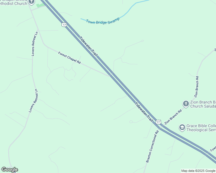 map of restaurants, bars, coffee shops, grocery stores, and more near 11152 Tidewater Trail in Saluda