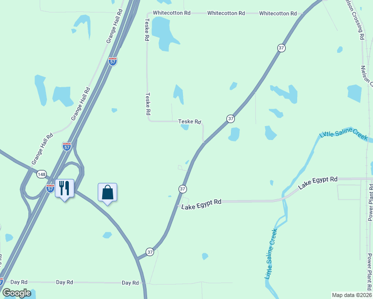 map of restaurants, bars, coffee shops, grocery stores, and more near 1521-1773 Illinois 37 in Marion