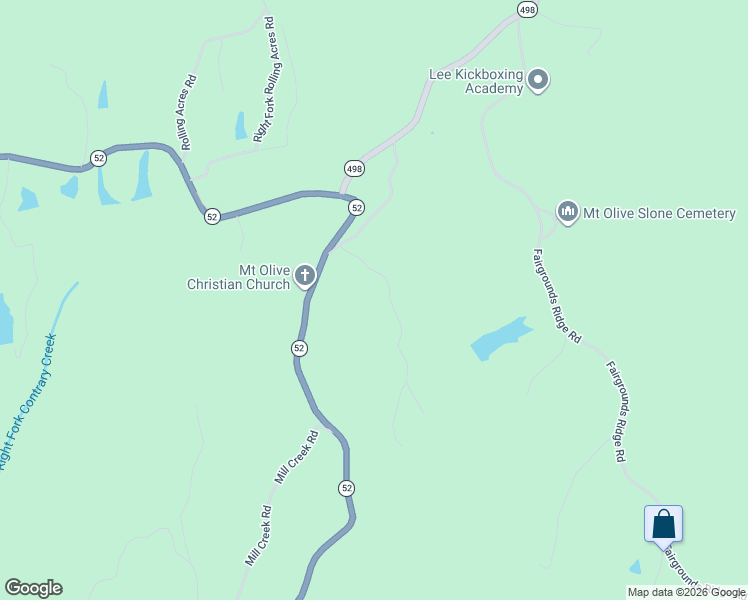 map of restaurants, bars, coffee shops, grocery stores, and more near Fred Fox Road in Beattyville