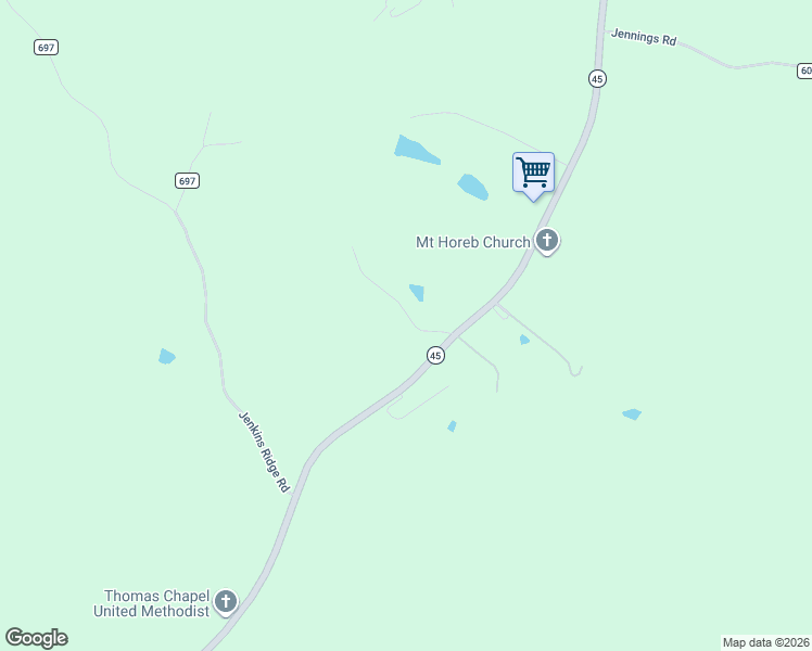 map of restaurants, bars, coffee shops, grocery stores, and more near 1461 Cartersville Road in Cartersville