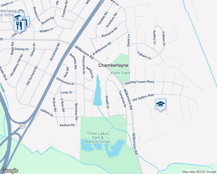 map of restaurants, bars, coffee shops, grocery stores, and more near 7928 Capistrano Drive in Richmond