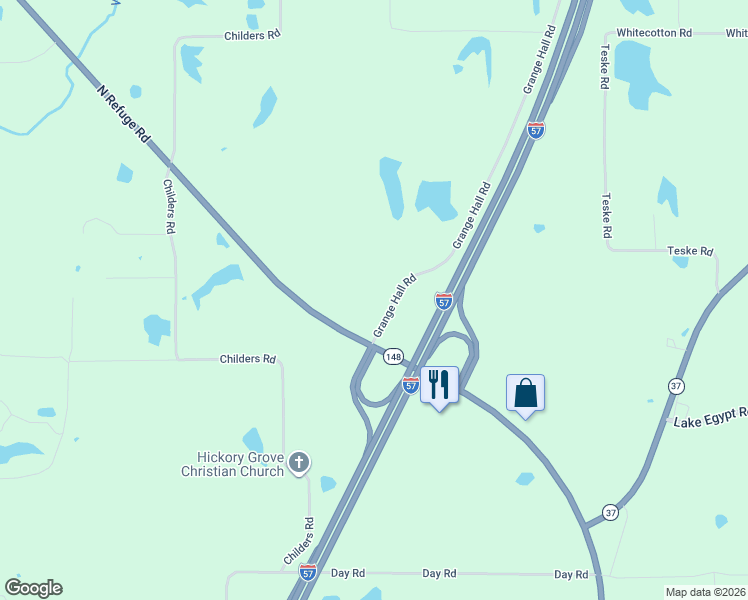map of restaurants, bars, coffee shops, grocery stores, and more near 1901-2721 Grange Hall Road in Marion