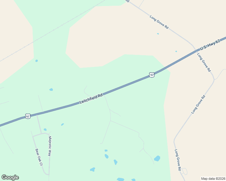 map of restaurants, bars, coffee shops, grocery stores, and more near 9081 Leitchfield Road in Cecilia