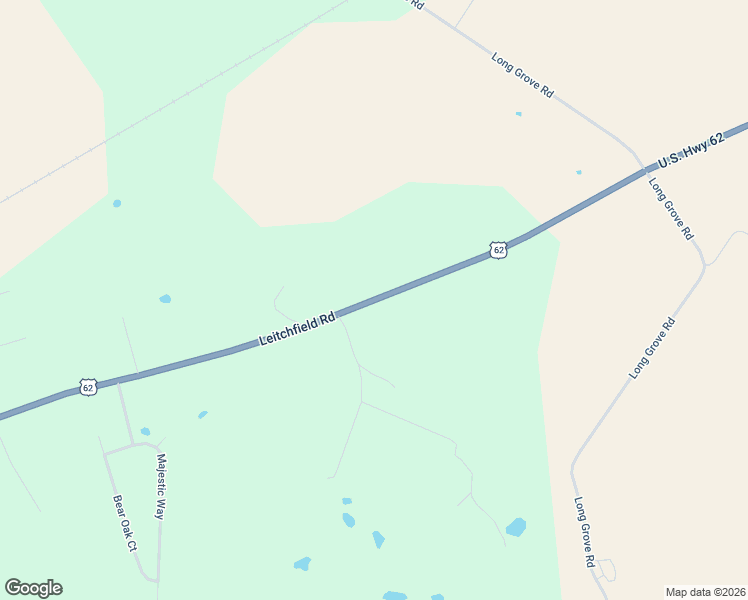 map of restaurants, bars, coffee shops, grocery stores, and more near 9093 Leitchfield Road in Cecilia