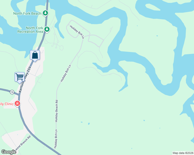 map of restaurants, bars, coffee shops, grocery stores, and more near Cr-1274 in Breckinridge
