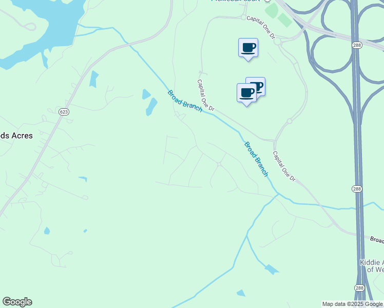 map of restaurants, bars, coffee shops, grocery stores, and more near 9454 Tesserae Way in Richmond