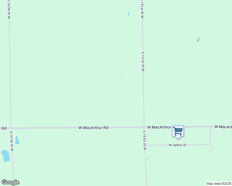 map of restaurants, bars, coffee shops, grocery stores, and more near 15900-16164 West Macarthur Road in Goddard