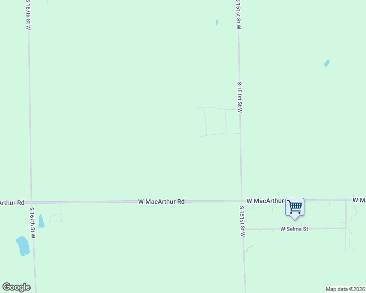 map of restaurants, bars, coffee shops, grocery stores, and more near 15900-16164 West Macarthur Road in Goddard