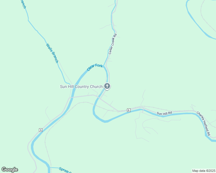 map of restaurants, bars, coffee shops, grocery stores, and more near 423 Cedar Creek Road in Clear Fork