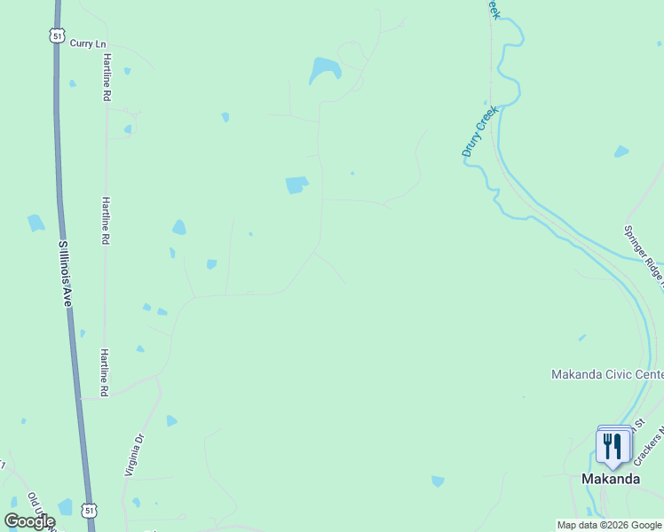 map of restaurants, bars, coffee shops, grocery stores, and more near Bunker Road in Makanda