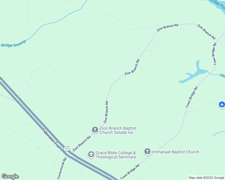 map of restaurants, bars, coffee shops, grocery stores, and more near 628 Zion Branch Road in Saluda