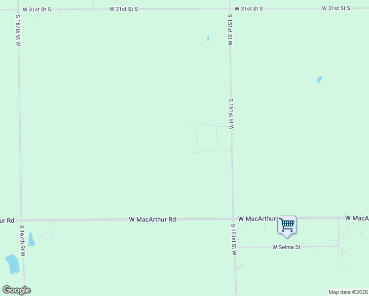 map of restaurants, bars, coffee shops, grocery stores, and more near 3401-3801 South 151st Street West in Goddard
