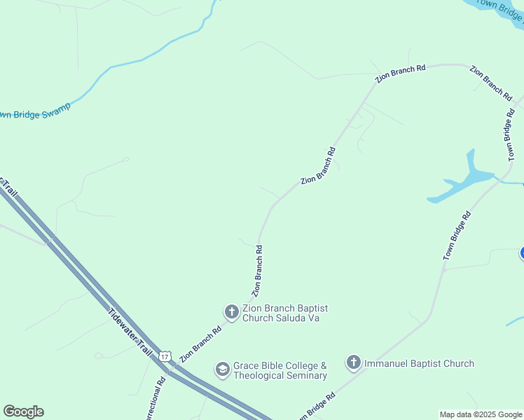 map of restaurants, bars, coffee shops, grocery stores, and more near 627 Zion Branch Road in Saluda