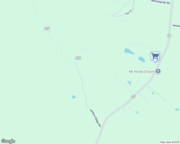 map of restaurants, bars, coffee shops, grocery stores, and more near 86 Jenkins Ridge Road in Cartersville