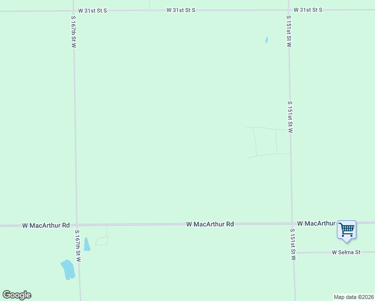 map of restaurants, bars, coffee shops, grocery stores, and more near 16510 West 39th Street South in Goddard