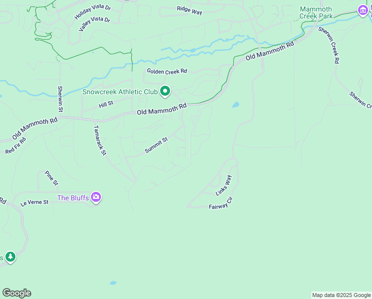 map of restaurants, bars, coffee shops, grocery stores, and more near 350 Ranch Road in Bishop