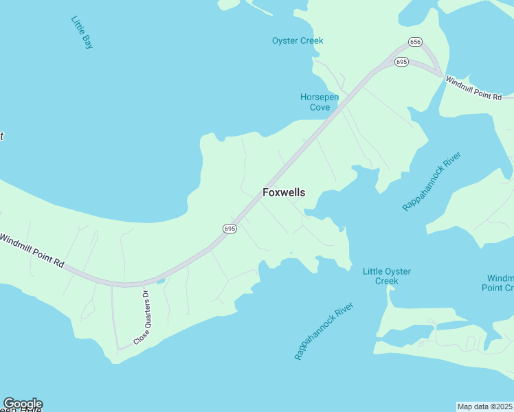 map of restaurants, bars, coffee shops, grocery stores, and more near 4300 Windmill Point Road in White Stone