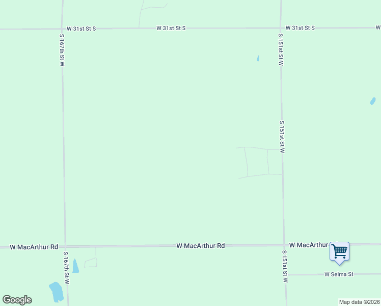 map of restaurants, bars, coffee shops, grocery stores, and more near 16510 West 39th Street South in Goddard