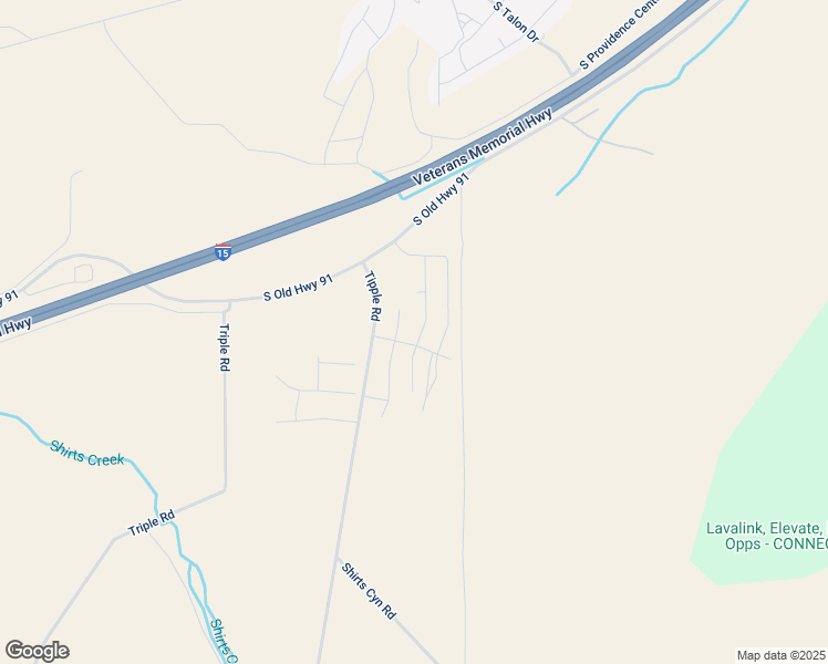 map of restaurants, bars, coffee shops, grocery stores, and more near 2734 Mann Lane in Cedar City