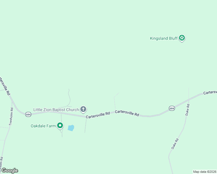 map of restaurants, bars, coffee shops, grocery stores, and more near 5638 Cartersville Road in Powhatan
