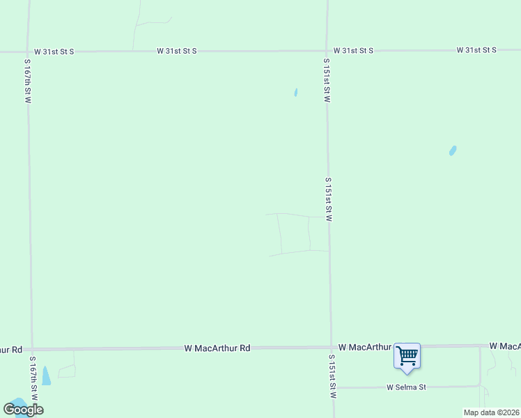 map of restaurants, bars, coffee shops, grocery stores, and more near 3401-3801 South 151st Street West in Goddard