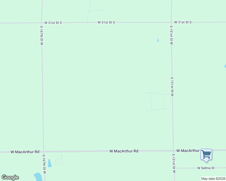 map of restaurants, bars, coffee shops, grocery stores, and more near 16510 West 39th Street South in Goddard