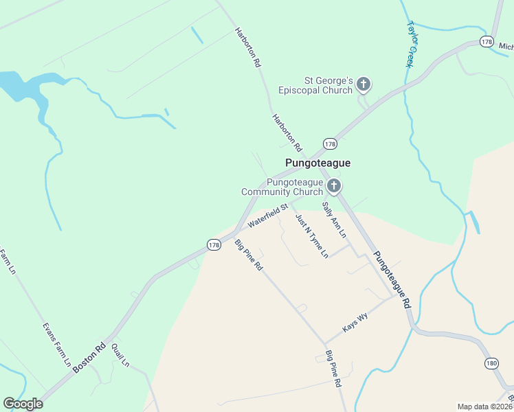 map of restaurants, bars, coffee shops, grocery stores, and more near Bobtown Road in Painter