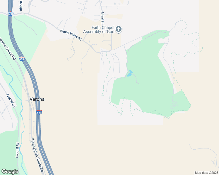 map of restaurants, bars, coffee shops, grocery stores, and more near 6340 Inspiration Terrace in Pleasanton