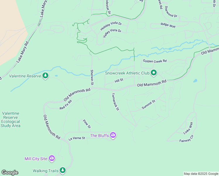 map of restaurants, bars, coffee shops, grocery stores, and more near 2046 Old Mammoth Road in Mammoth Lakes