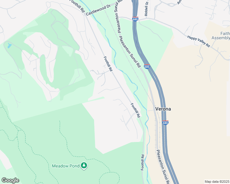 map of restaurants, bars, coffee shops, grocery stores, and more near 7757 Country Lane in Pleasanton