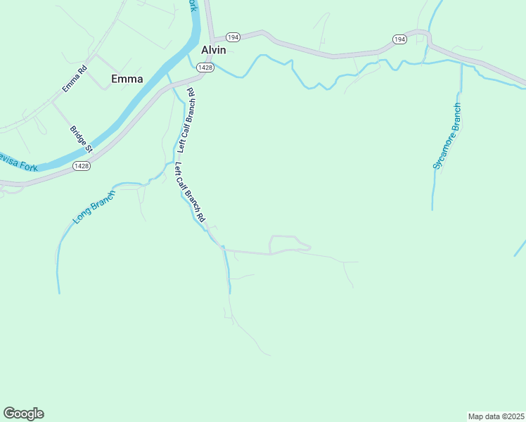 map of restaurants, bars, coffee shops, grocery stores, and more near 456 Calf Bridge in Prestonsburg