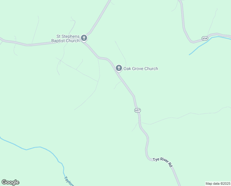 map of restaurants, bars, coffee shops, grocery stores, and more near 3332 Tye River Road in Amherst