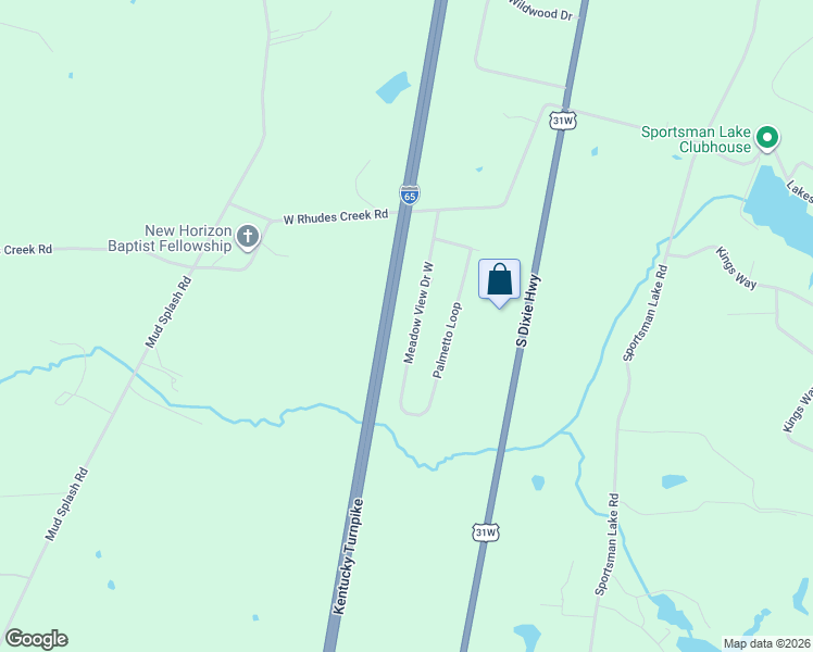 map of restaurants, bars, coffee shops, grocery stores, and more near Meadow View Drive West in Glendale