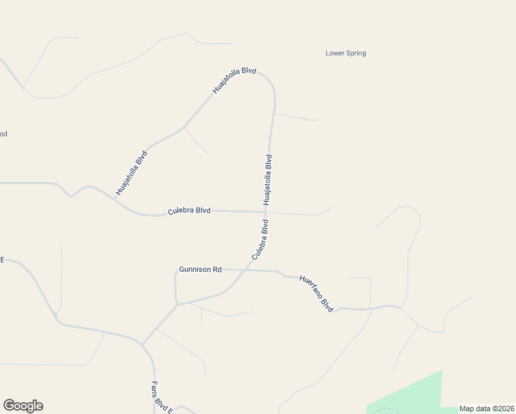 map of restaurants, bars, coffee shops, grocery stores, and more near Terra Del Sol Place in Walsenburg