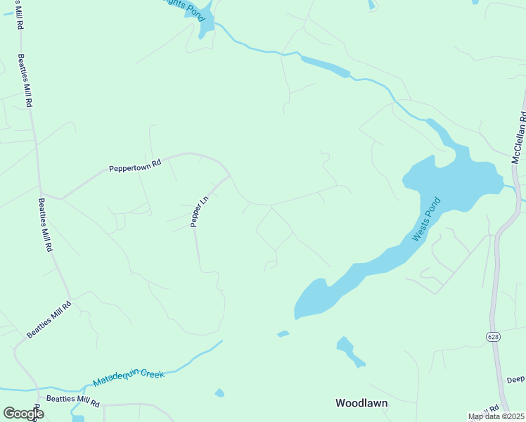 map of restaurants, bars, coffee shops, grocery stores, and more near 4097 Peppertown Road in Mechanicsville