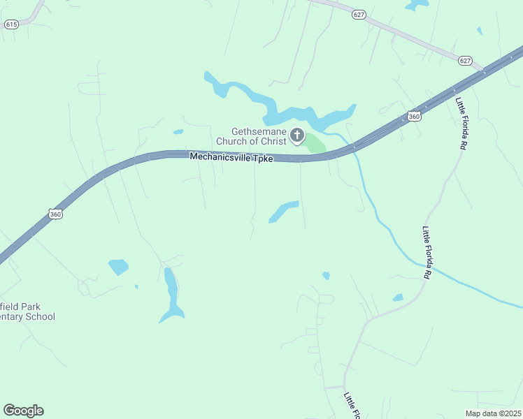 map of restaurants, bars, coffee shops, grocery stores, and more near 8284 Gethsemane Court in Mechanicsville