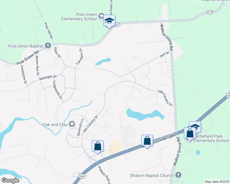 map of restaurants, bars, coffee shops, grocery stores, and more near 8291 Reunion Drive in Mechanicsville
