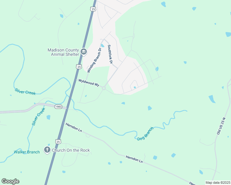 map of restaurants, bars, coffee shops, grocery stores, and more near 200 Stoney Creek Way in Berea