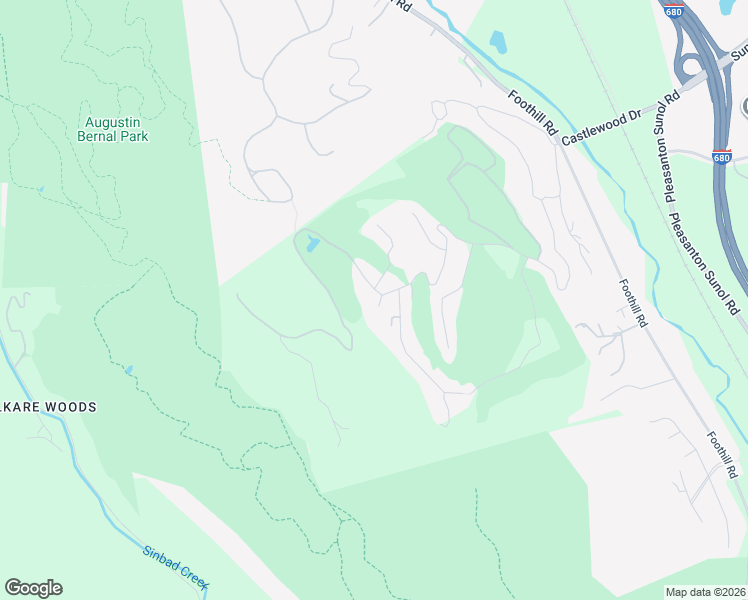map of restaurants, bars, coffee shops, grocery stores, and more near 77 Castlewood Drive in Pleasanton