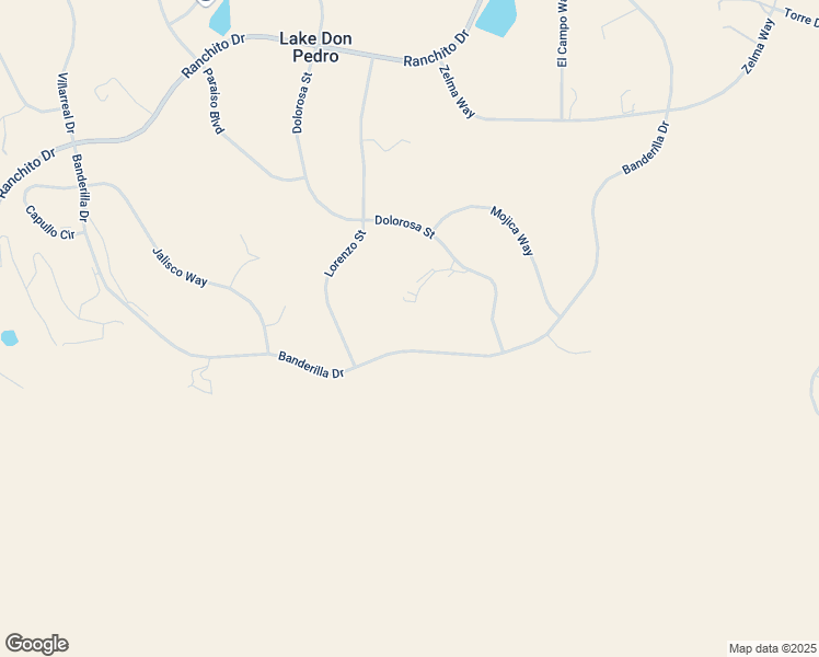 map of restaurants, bars, coffee shops, grocery stores, and more near 9307 Banderilla Drive in La Grange